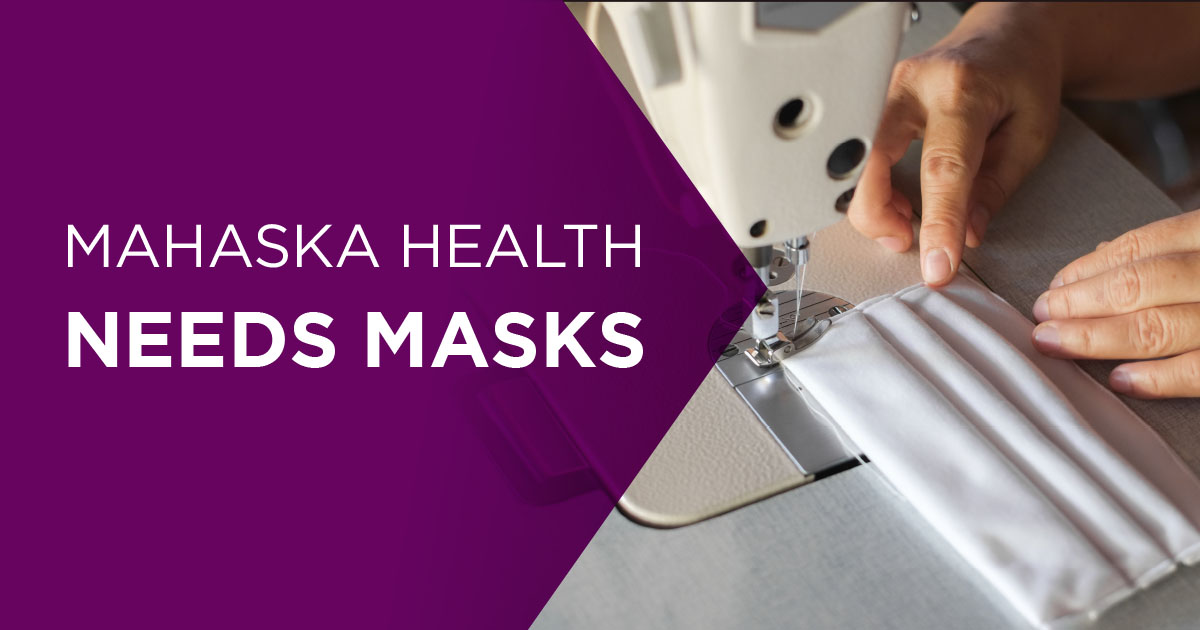 Mahaska Health Needs Masks 1